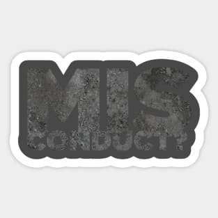 Misconduct? Sticker